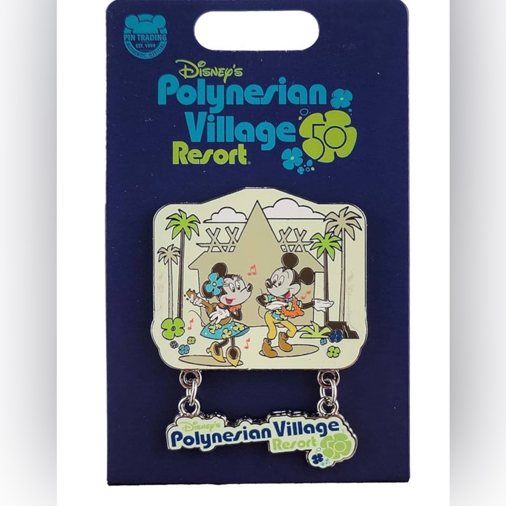 Walt Disney World - 50th Anniversary - Polynesian Village Resort Pin *New
